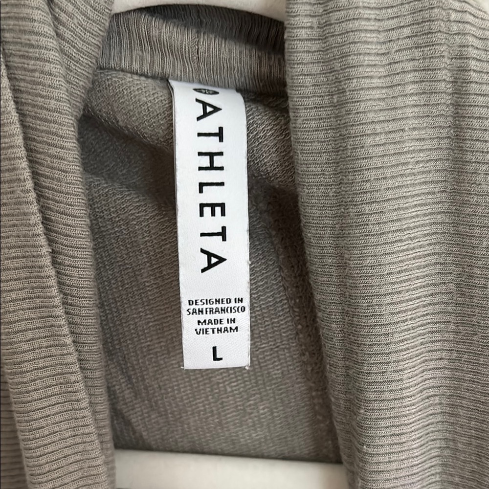Gray Open Front Cardigan Sweater - Picture 2 of 5
